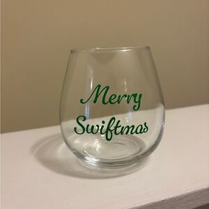 Merry Swiftmas Holiday Glass